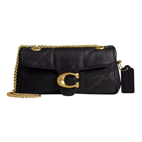 Túi Đeo Vai Nữ Coach Tabby Shoulder Bag 20 With Quilting CFR07 Màu Đen