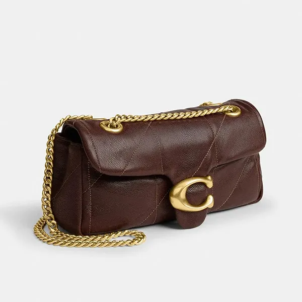 Túi Đeo Vai Nữ Coach Tabby Shoulder Bag 20 With Quilting CFR07 Màu Nâu