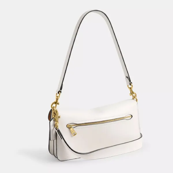 Túi Đeo Vai Nữ Coach Tabby Shoulder Bag 26 Chalk CCX04-B4HA Màu Trắng