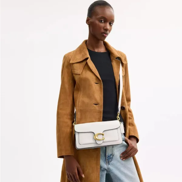 Túi Đeo Vai Nữ Coach Tabby Shoulder Bag 26 Chalk CCX04-B4HA Màu Trắng
