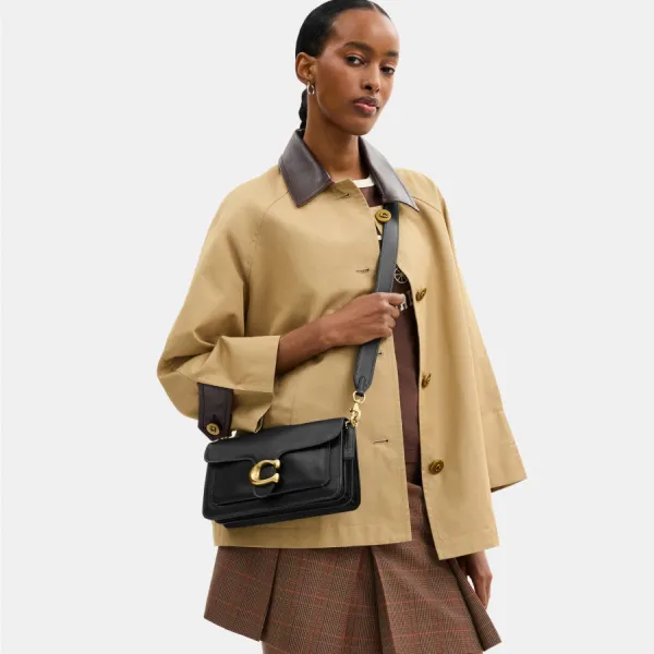 Túi Đeo Vai Nữ Coach Tabby Shoulder Bag 26 Maple CCX04 B4 BK Màu Đen