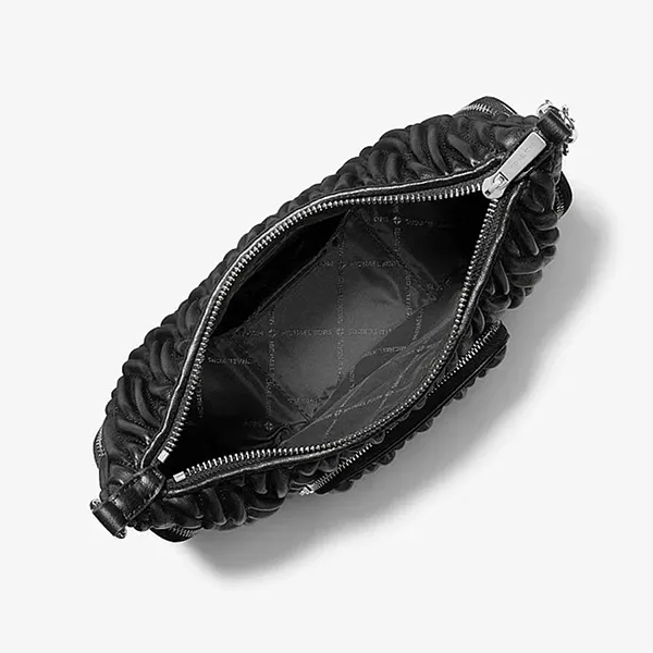 Túi Đeo Vai Nữ Michael Kors MK Merritt Small Matelassé Convertible Shoulder Bag Màu Đen