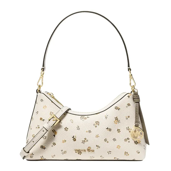 Túi Đeo Vai Nữ Michael Kors MK Sammy Small Floral Printed Convertible Crossbody Bag 35F6G8SC5I Màu Kem