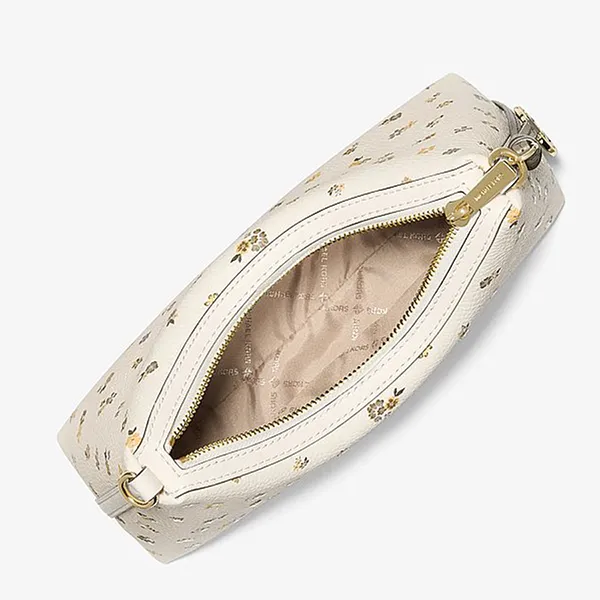 Túi Đeo Vai Nữ Michael Kors MK Sammy Small Floral Printed Convertible Crossbody Bag 35F6G8SC5I Màu Kem
