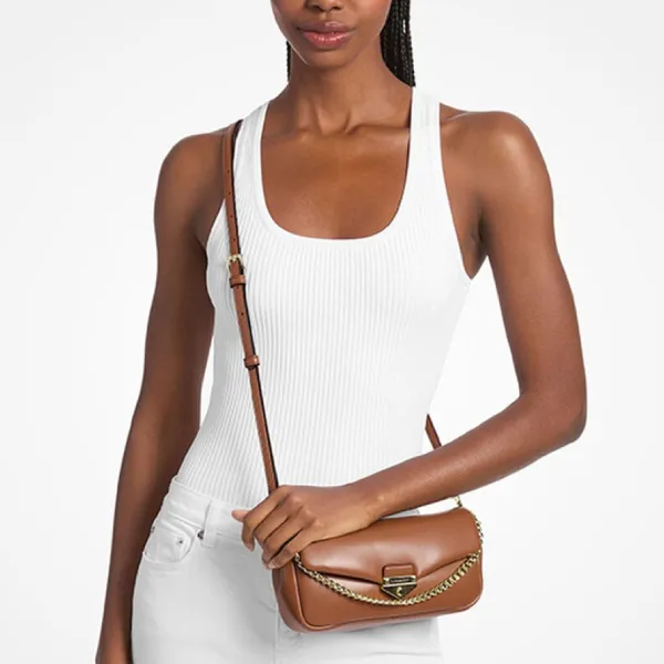 Túi Đeo Vai Nữ Michael Kors MK Soho Small Convertible Shoulder Bag 35S6G1SC1Y Màu Nâu