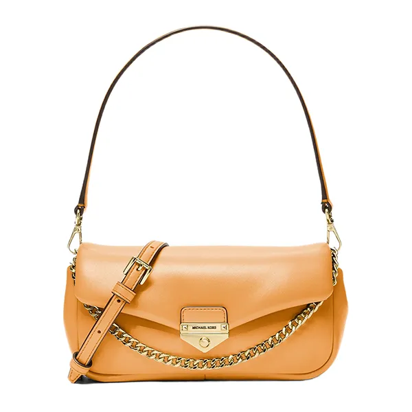 Túi Đeo Vai Nữ Michael Kors MK Soho Small Convertible Shoulder Bag 35S6G1SC1Y Màu Vàng Cam