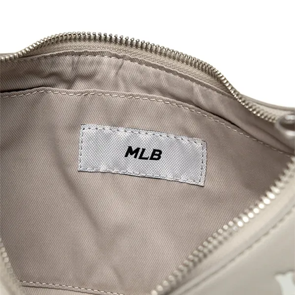 Túi Đeo Vai Nữ MLB Classic Mono Embossed Hobo Bag New York Yankees Grey 3ABQM016N-50GRL Màu Xám