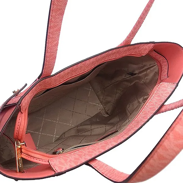 Túi Tote Nữ Michael Kors MK Carmen Monogram Large Bag 35S3GNMT9L Màu Hồng