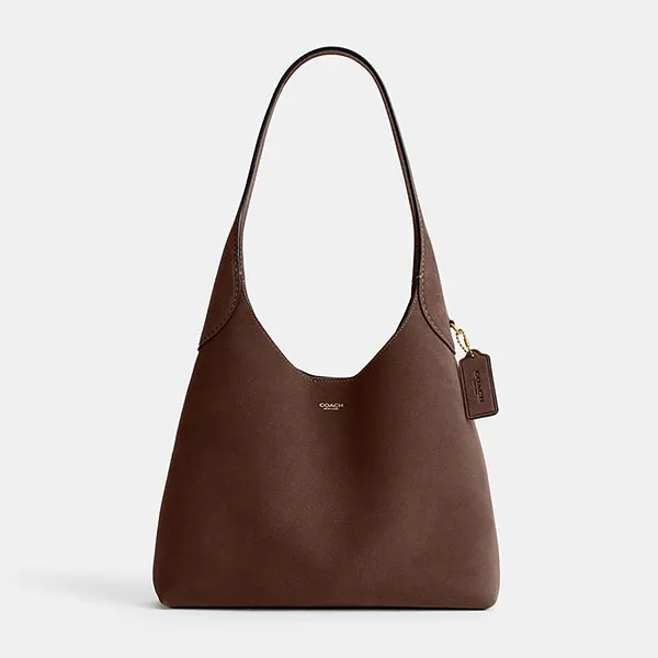 Túi Xách Nữ Coach Brooklyn Shoulder Bag 28 CW637 Màu Nâu Đen