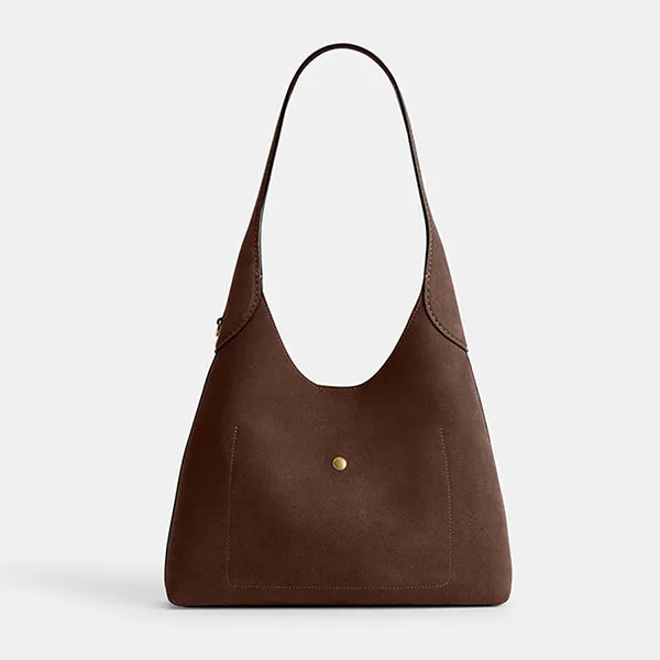 Túi Xách Nữ Coach Brooklyn Shoulder Bag 28 CW637 Màu Nâu Đen