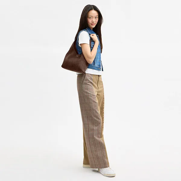 Túi Xách Nữ Coach Brooklyn Shoulder Bag 28 CW637 Màu Nâu Đen