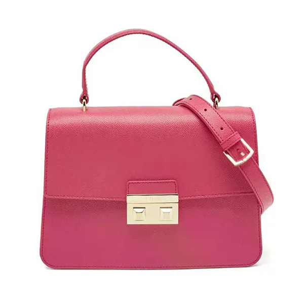 Túi Xách Nữ Furla Bella Medium Top Handle Cabernet Màu Đỏ