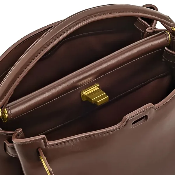 Túi Xách Tay Nữ JW Pei Carmen Top Handle Bag - Reddish Brown Màu Nâu