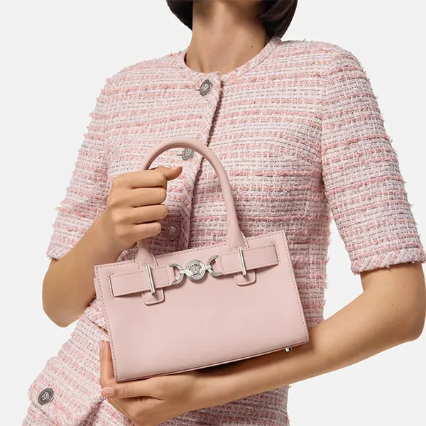 Túi Xách Tay Nữ Versace Medusa 95 Tote Bag 1013169-1A10795-1PT2P Màu Hồng