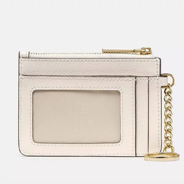 Ví Nữ Kate Spade Key Ring Card Holder Màu Trắng