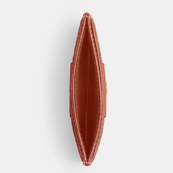 Ví Nữ Coach Essential Card Case In Signature Canvas CBY80 B4YU2 Màu Hồng Nâu
