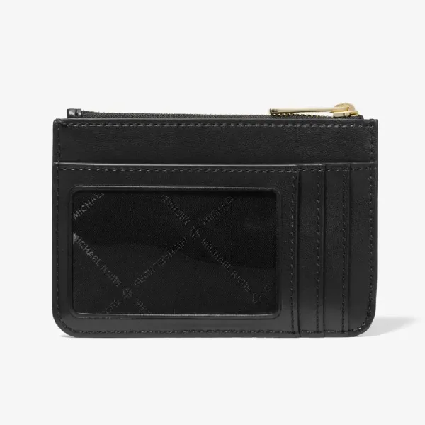 Ví Nữ Michael Kors MK Small Quilted Jet Set Travel Coin Purse 35R4GTVP1V Màu Đen