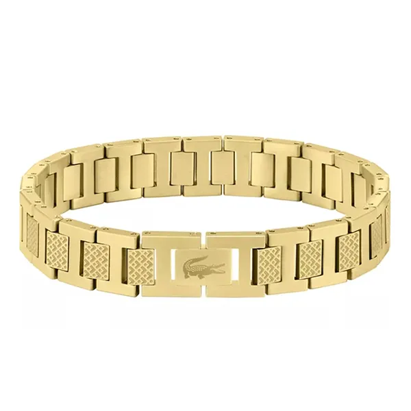 Vòng Đeo Tay Nam Lacoste Metropole Bracelet JL025B - GOLD Màu Vàng Gold