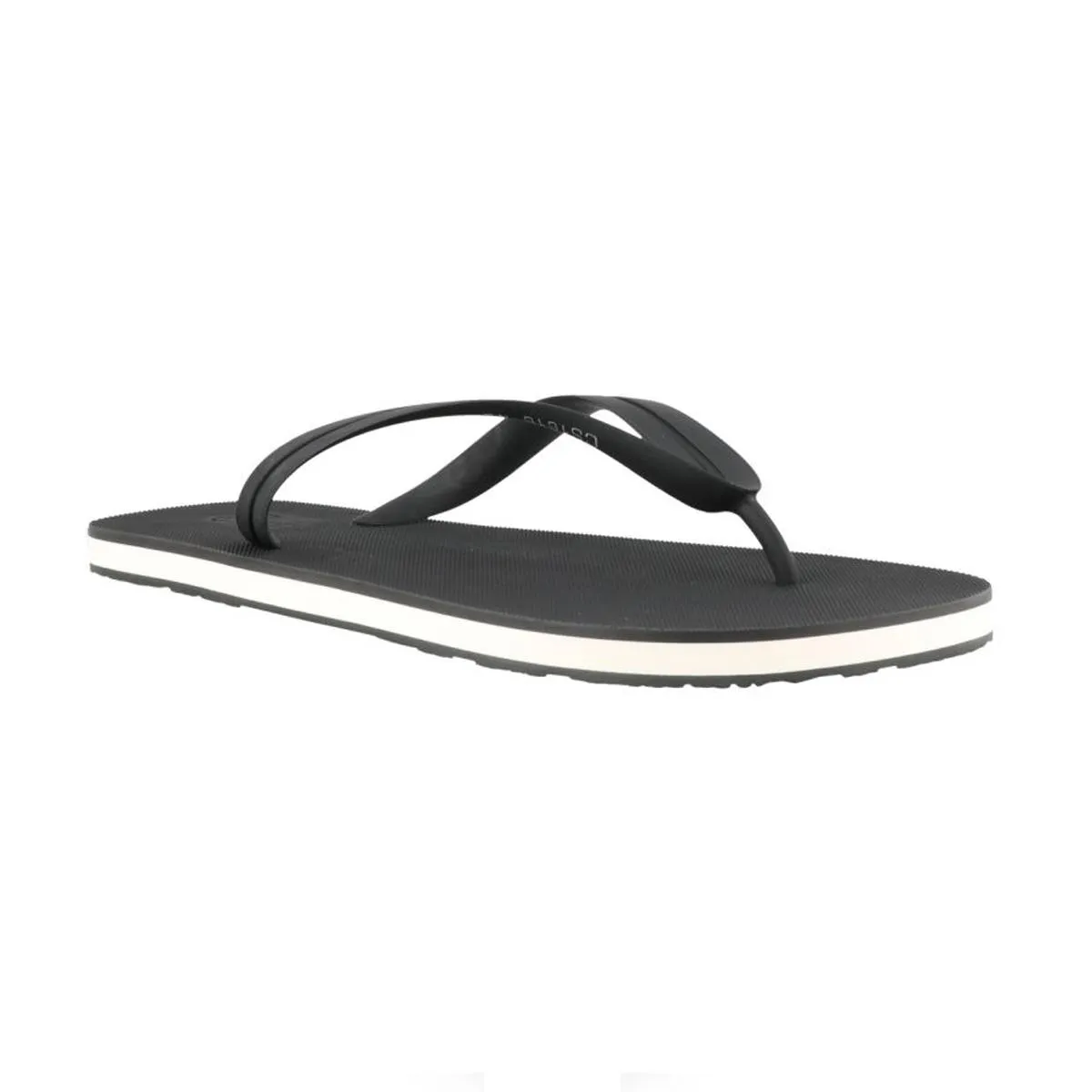 Dép Dolce & Gabbana D&G Rubber Thong Sandals Màu Đen