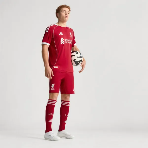 Áo Thun Nam Đấu Sân Nhà Chính Hãng Liverpool FC Mùa Giải 25/26 JY4237-S