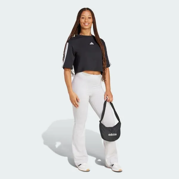 Áo Thun Nữ Cotton 3 Sọc Dáng Rộng Essentials JD4998-2XS