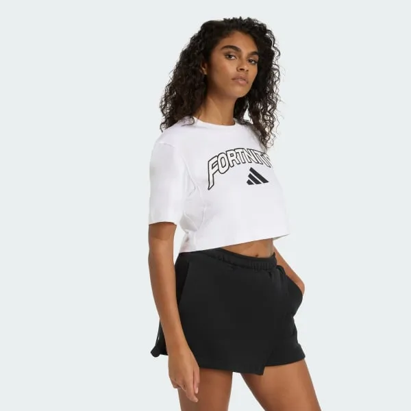 Áo Thun Nữ Crop Top adidas x Fortnite JW8783-S L