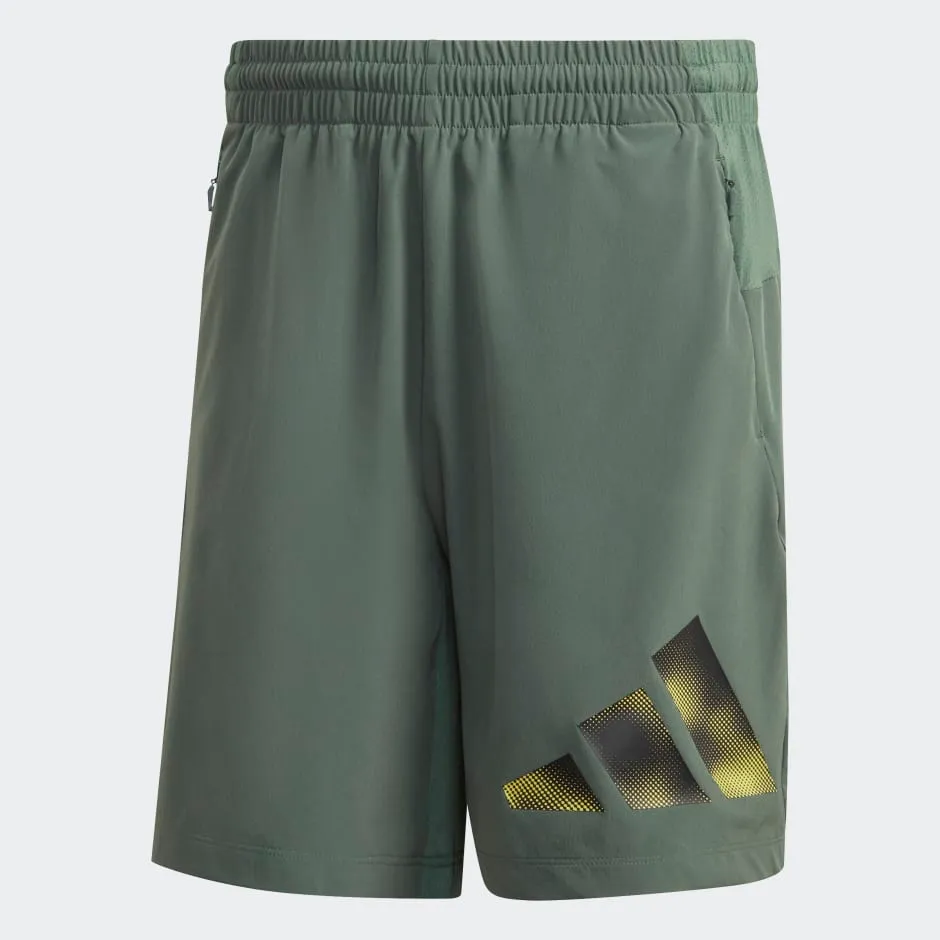 Bộ Đồ Tập Luyện Nam Xuân Hè Adidas HL8805 & HL8809 - Áo Phông Thể Thao và Quần Sooc AEROREADY Thoáng Khí, Chất Liệu Tái Chế Chính Hãng