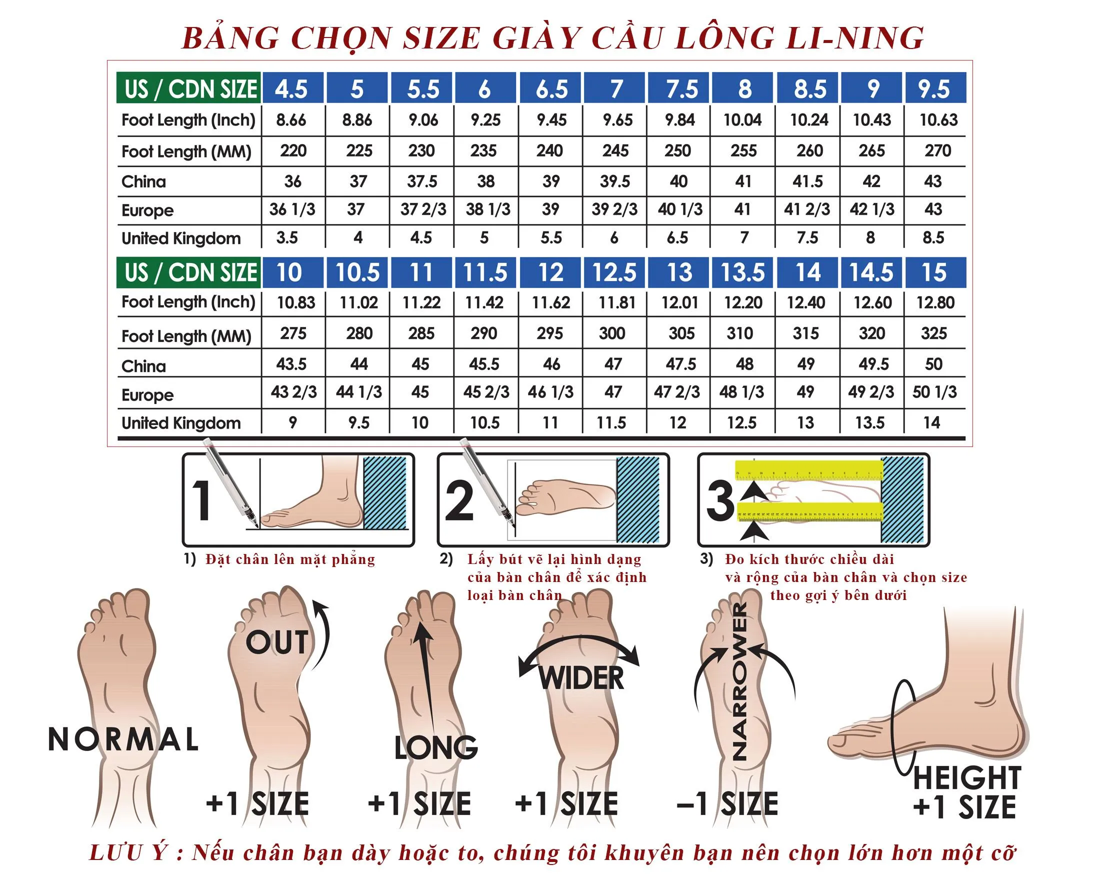 Lót giày cầu lông chính hãng Li-Ning P-AXZS002-4 P-AXZS002-47 43