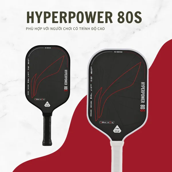 Vợt Pickleball chính hãng Li-Ning Hyperpower 80S