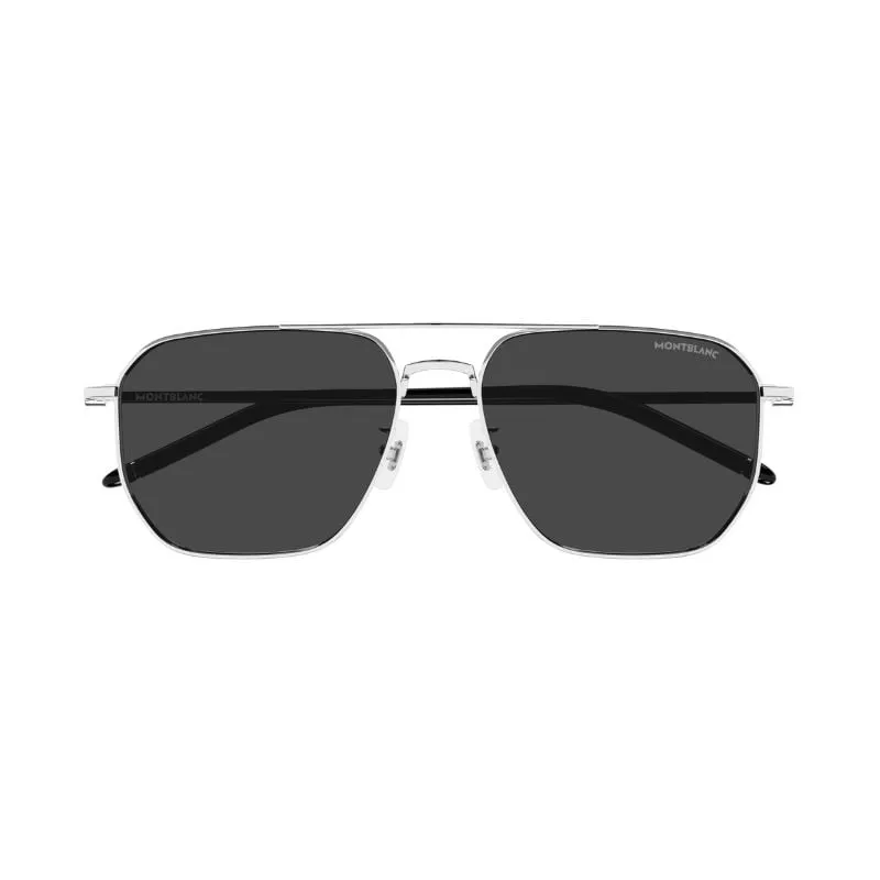 Kính Mát Nam Montblanc MB0367SA 002 Màu Bạc Đen