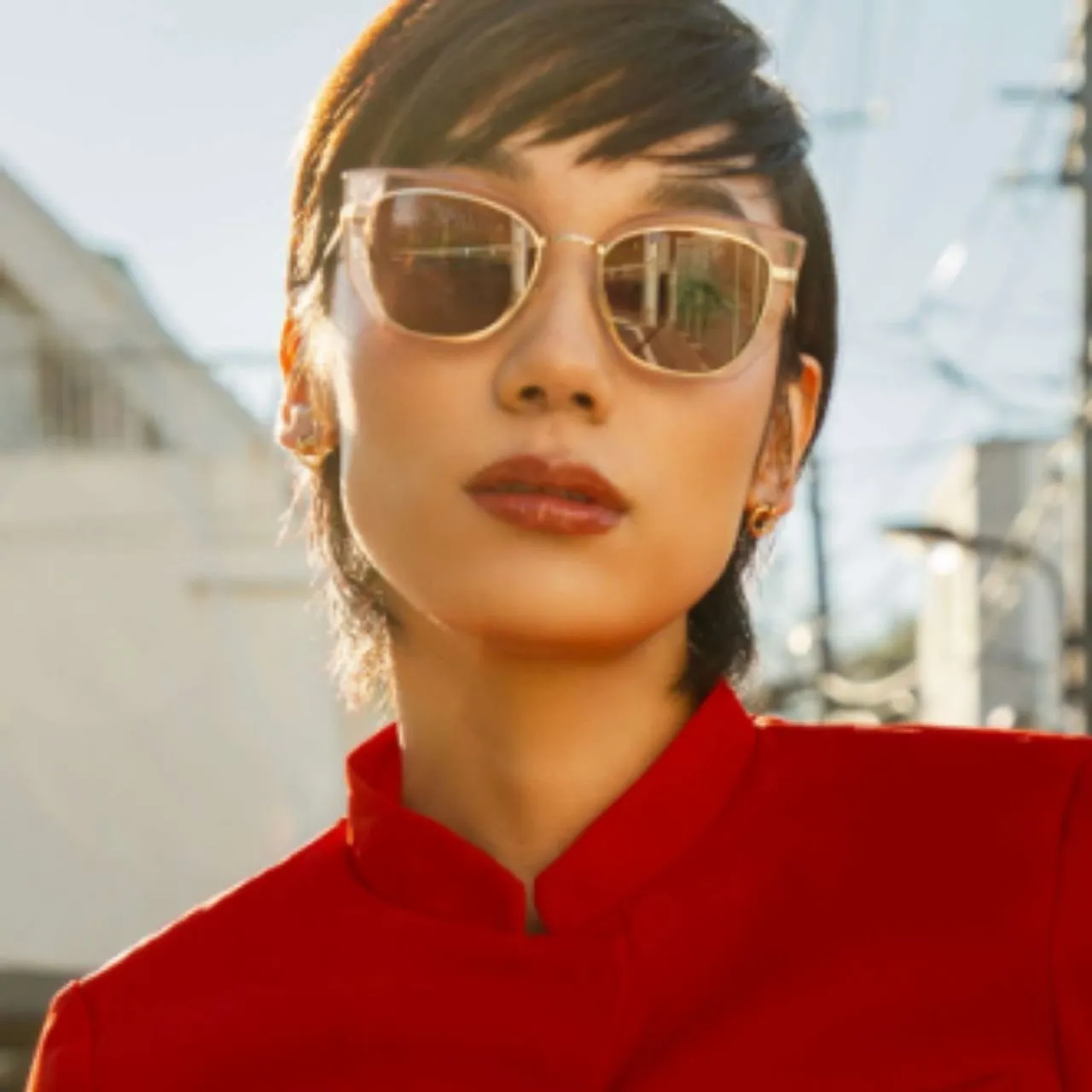 Kính Mát Nữ Bolon Bl6111 A62 Màu Nâu