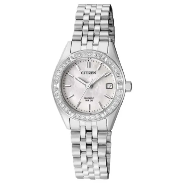 Đồng Hồ Nữ Citizen Quartz Silver Tone Watch EU6060 55D Màu Bạc - Đồng hồ - Vua Hàng Hiệu