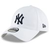 Mũ MLB Men's New York Yankees New Era White Core Classic Secondary 9Forty Adjustable Hat-3