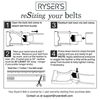 Thắt lưng Men's Holeless Leather Ratchet Click Belt - Trim to Perfect Fit Brown-4