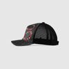 Mũ Gucci Kingsnake Print GG Supreme Baseball Black Size S-1