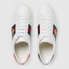 Giày Gucci Ace Embroidered Sneaker White Leather With Bee Màu Trắng Size 39-3