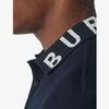 Áo Burberry Polo Logo Intarsia Cotton Piqué Polo Shirt Màu Xanh Navy Size S-1