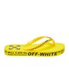 Dép Xỏ Ngón Off-White Logo Embossed Flip Flops Màu Vàng-3