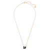 Dây Chuyền Swarovski Iconic Swan Pendant Black Rose-Gold Tone Plated Thiên Nga Nhỏ 5204133-1