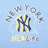 Áo Phông MLB Like Popcorn Overfit Short Sleeve T-shirt New York Yankees Màu Xanh Size L-1