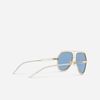 Kính Mát Dolce Gabbana D&G Men Metal Pilot Sunglasses-Blue Màu Xanh Blue-4