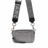 Túi Xách Marc Jacobs Silver Glitter Snapshot Bag Màu Xám Bạc-3
