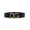 Thắt Lưng Dolce & Gabbana DG Logo-Plaque Buckle Belt Màu Đen-1