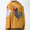 Áo Khoác Dolce & Gabbana Synthetic Samba Rooster Print Jacket Màu Vàng Size 46-1