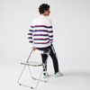 Áo Len Lacoste Men’s Made in France Striped Organic Cotton Sweater AH6788-X32 Size S-1