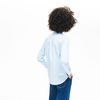 Áo Sơ Mi Lacoste Women's Regular Fit Oxford Cotton Shirt Màu Xanh Blue Size 40-4