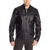 Áo Khoác Da Nam Calvin Klein Faux-Leather Moto Jacket With Hoodie Màu Đen-1