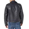 Áo Khoác Da Nam DKNY Classic Asymmetrical Faux Leather Motorcycle Jacket Màu Xanh Navy-1