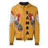 Áo Khoác Dolce & Gabbana Synthetic Samba Rooster Print Jacket Màu Vàng Size 46-4