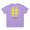 Áo Phông Beentrill Taping Bighashtag Short-Sleeved T-Shirt Màu Tím-4